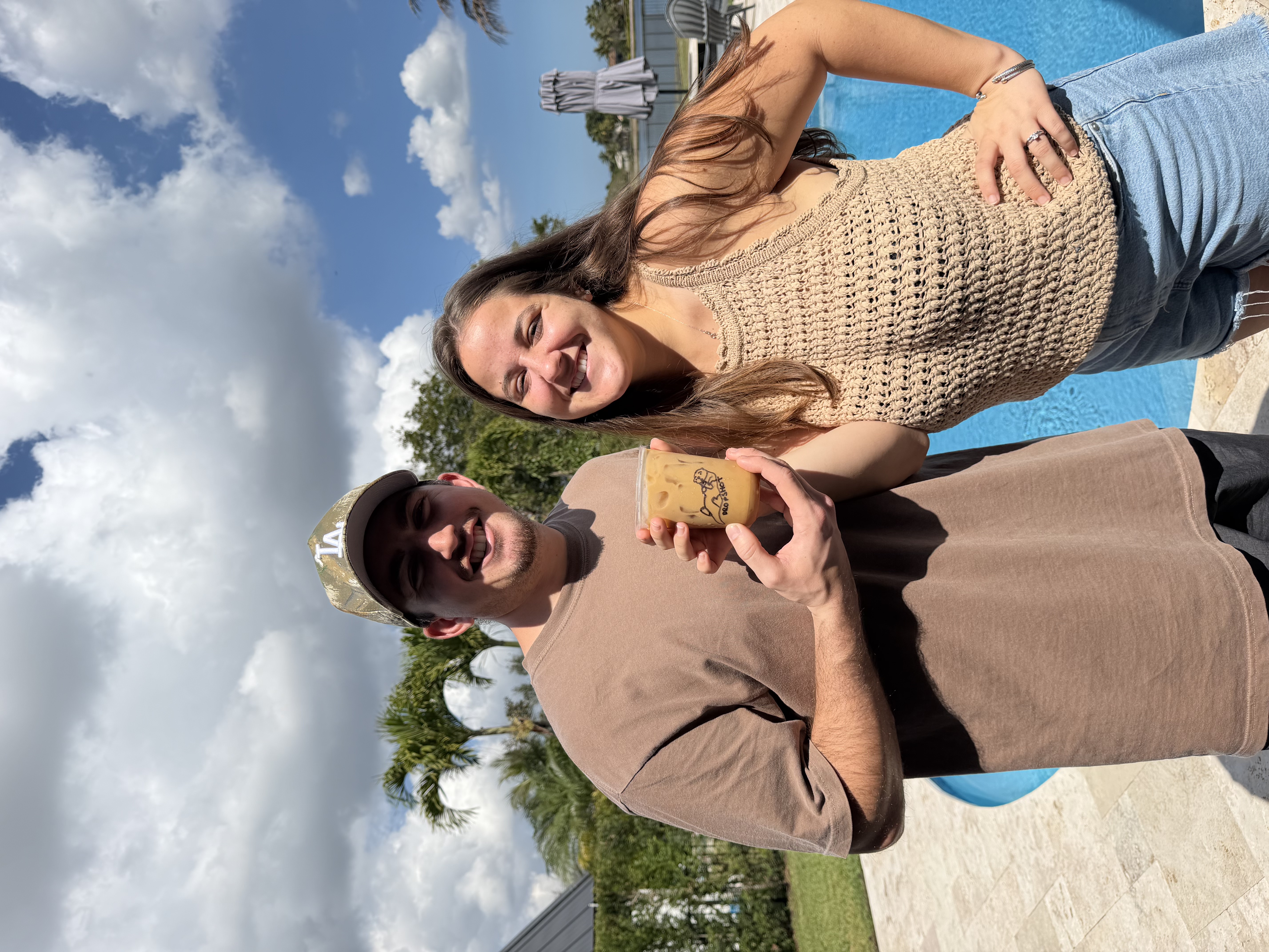 Dropshot Coffee cart at an event